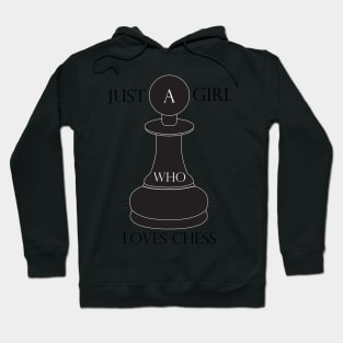 Just A Girl Who Loves Chess Hoodie